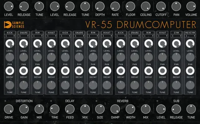 VR-55 DrumComputer v1.0 WiN MAC VR 55 DrumComputer
