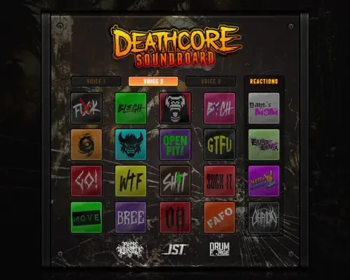 JST Deathcore Soundboard