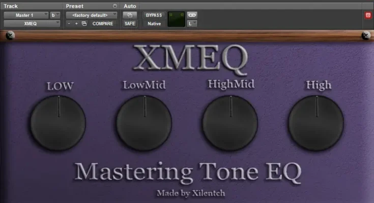 XMEQ Mastering Tone EQ