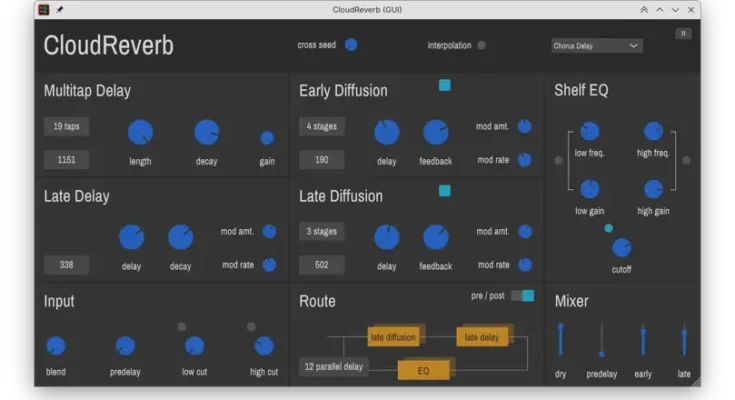 CloudReverb v0.3 WiN Mac Linux CloudReverb