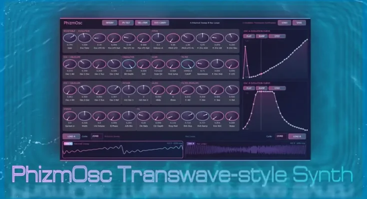 PhizmOsc Synthesizer VST Win Mac Linux PhizmOsc Synthesizer