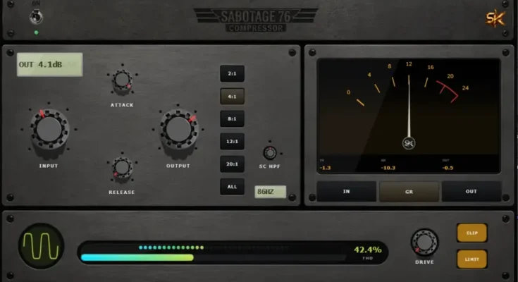 Sabotage 76 FET Compressor v1.1.3 WiN Sabotage 76 FET Compressor