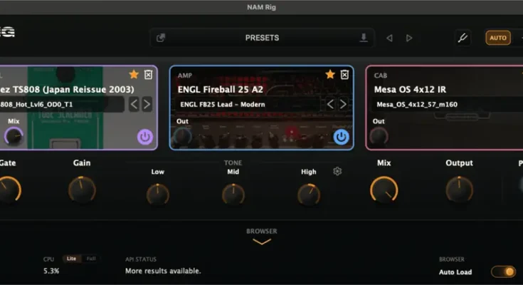 NAM Rig (NAM Loader) v1.0 WiN Mac NAM Rig