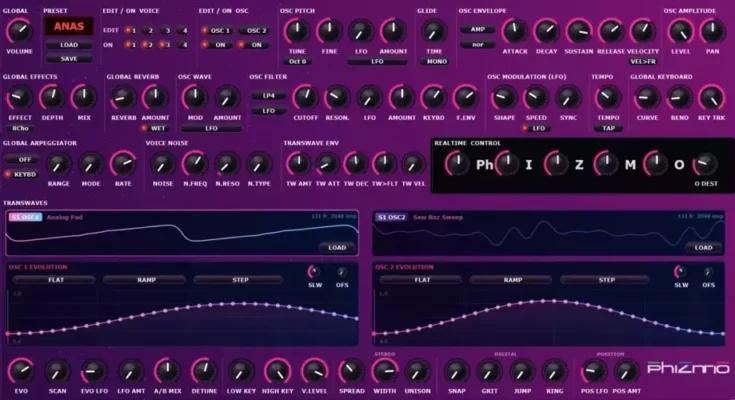 Phizmo Transwave Synthesizer WiN Phizmo