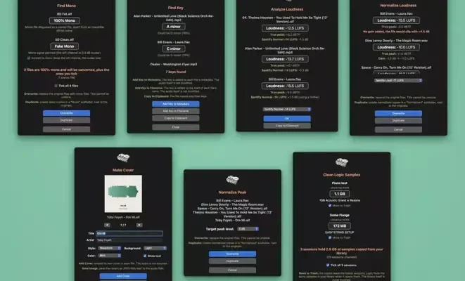 Audio Quick Actions macOS Audio Quick Actions